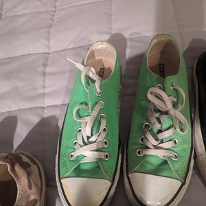 Bright Green size 8 Converse